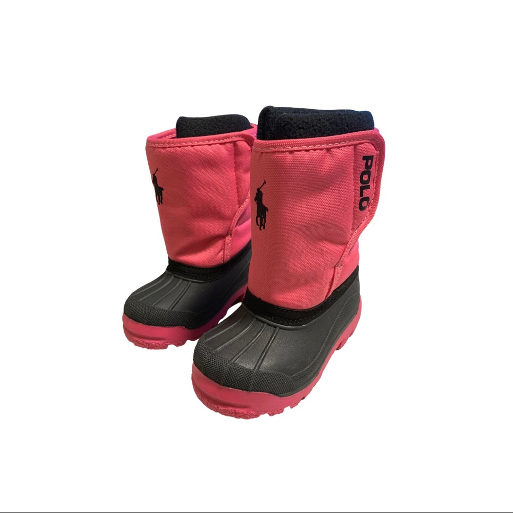 Polo Ralph Lauren Toddler Snow Boots, pink size 7.5